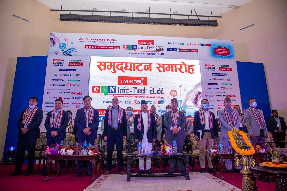 IME -Pay  CAN InfoTech 2022 Exhibition Starts in Bhrikuti Mandap Kathmandu
